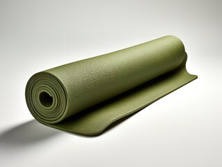 Tranquil Yoga Mat Mockup for Wellness and Fitness - AI Generated
