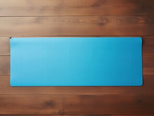 Tranquil Yoga Mat Mockup for Wellness and Fitness - AI Generated