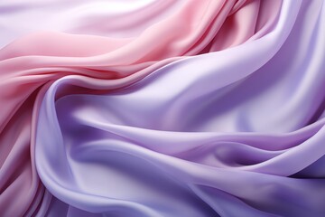 Obraz premium Gradient pink and purple silk fabric