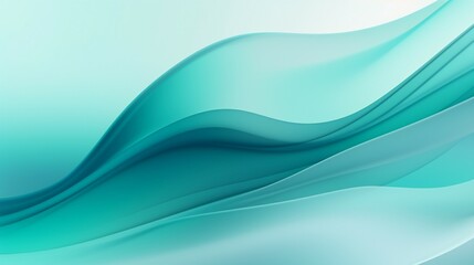 Fototapeta premium Captivating Teal Background with Blurred Turquoise Water - A Vibrant Abstract Design for Modern Artistic Concepts and Relaxing Summer Vibes