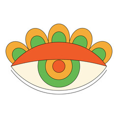 Retro Eye Illustration