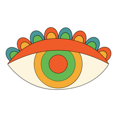 Retro Eye Illustration