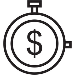 Stopwatch Vector Icon