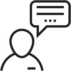 Speech Bubble Vector Icon