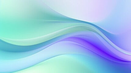 Captivating Soft Pastel Gradient Art: Modern Abstract Illustration in Blue, Purple, and Green - Perfect for Trendy Digital Designs and Contemporary Wallpaper Creations with a Calming, Gentle Vibe.