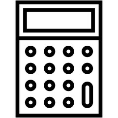 Fototapeta na wymiar Calculator Vector Icon