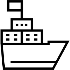 Shipping Vector Icon 