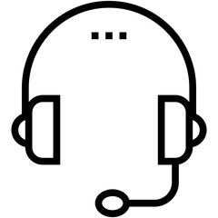 Headphones Vector Icon