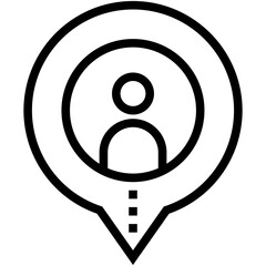 User Location Vector Icon