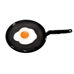 fried eggs in a pan good day morning2