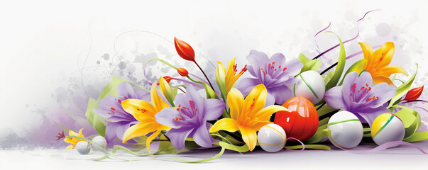 Bouquet of mixed wildflowers showcasing nature's beauty, against a clean white background.