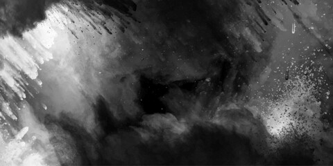 Black realistic illustration. fog effect. cloudscape atmospherebackdrop design,design element. texture overlays. smoke swirls cumulus clouds before rainstorm,mist or smog,gray rain cloud.
