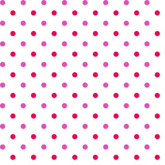 Simple abstract geometric polka dot seamless pattern White background Simple modest country style