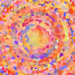 abstract colorful background with triangles candy on circle pattern