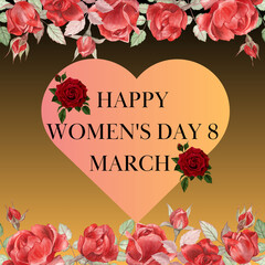 HAPPY WOMEN'S DAY 8 MARCH 