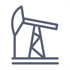 digger, petrol, oil icon. Element of earth pollution icon for mobile concept and web apps. Detailed digger, petrol, oil icon can be used for web and mobile