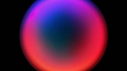 Vibrant Digital Art: Colorful Gradient Circle Vector with Subtle Grain and Noise - Modern Abstract Background for Creative Concepts and Designs