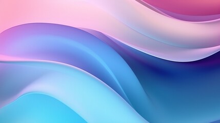 Fototapeta premium Soft winds choreograph calming rhythms, gently animating the fluid and flowing forms of a close-up wavy tropical leaf