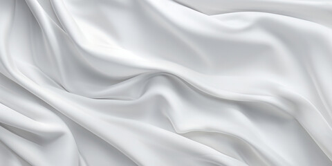 Obraz premium Realistic abstract white silk background, Satin Texture Elegant White Fabric An Abstract Luxury Background 