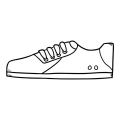 shoes illustration sketch outline vector