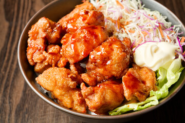 から揚げ丼