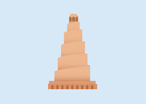 Malwiya Tower, in Samarra, Iraq