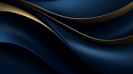 Elegant Blue Abstract Art with Modern Lines and Dark Background - Minimalistic Design for Trendy Graphic Concepts and Creative Wallpaper Compositions