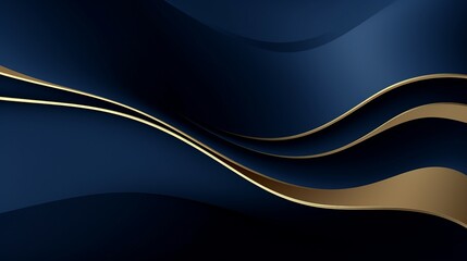 Elegant Blue Abstract Art with Modern Lines and Dark Background - Minimalistic Design for Trendy Graphic Concepts and Creative Wallpaper Compositions