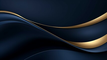 Elegant Blue Abstract Art with Modern Lines and Dark Background - Minimalistic Design for Trendy Graphic Concepts and Creative Wallpaper Compositions