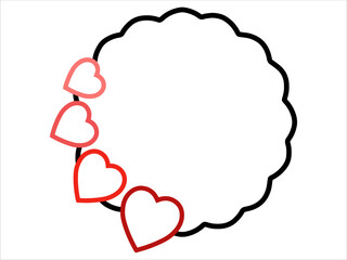 Frame Background Valentines Day Illustration
