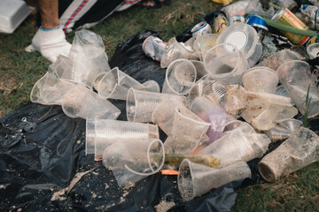 plastic menace the accumulation of disposable cups on earth