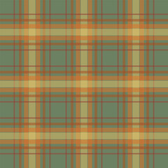 Textile fabric 4 color check pattern