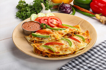 Mexican cuisine Taco with meat