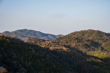 Fototapeta premium 日本の岡山県岡山市の児島半島のとても美しい風景