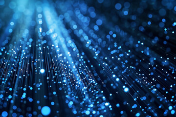 fiber optics background with lots of light spots