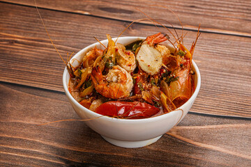 Thai traditional Tom Yum soup