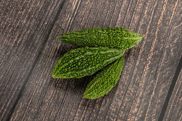 Green raw bitter lemon vegetables