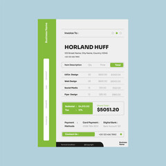 Invioce web site template