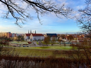 Ausblick auf Zwickau von der Muldenwarte (Sachsen)