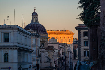 Le centre de Rome au petit matin