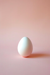 Isolated white egg on a clean background