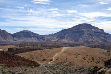 View over Teide National Park, Tenerife, Canary Islands, Spain