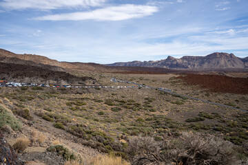 View over Teide National Park, Tenerife, Canary Islands, Spain