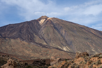 Mount Teide at Teide National Park, Tenerife, Canary Islands, Spain