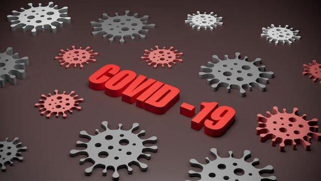 JN.1 new covid-19 coronavirus 3D red text with virus symbol on dark background.3D Rendering.