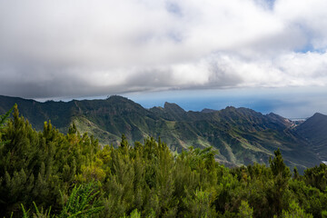 View over Anaga Mountains in Tenerife, Spain