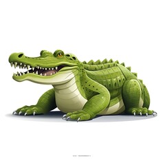 Fototapeta premium Crocodile Clipart isolated