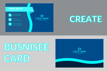 Modern Business Card,Business Card Template,Vector illustration design.	