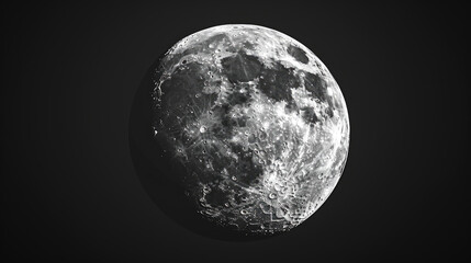 Celestial Embrace: A Lunar Odyssey Captured at 1500mm. Generative AI