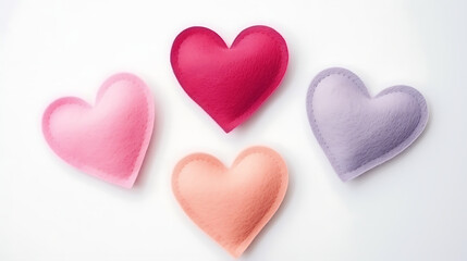 Obraz premium Colorful Heart Shapes